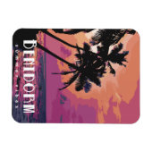 Benidorm Spanje Waterverf Beach Magneet (Horizontaal)