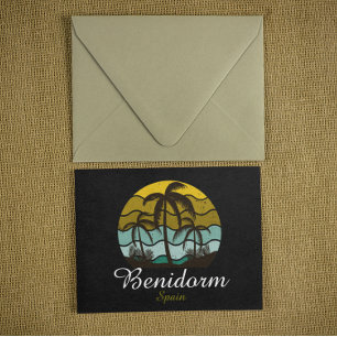  Benidorm Spanje Zomervakantie Briefkaart