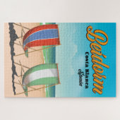 Benidorm strand reisposter legpuzzel (Horizontaal)