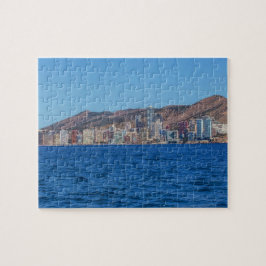 Benidorm, zee Spanje en stad Legpuzzel