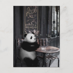 Benieuwd naar een café briefkaart