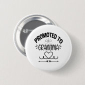 Benieuwd tot Oma Zwangerschapsaankondiging Ronde Button 5,7 Cm (Voorkant /achterkant)