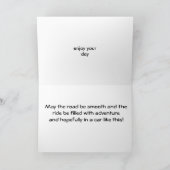 **BENIG** DE RIDE OP ****UW BIEDDAG*** KAART (Binnen)