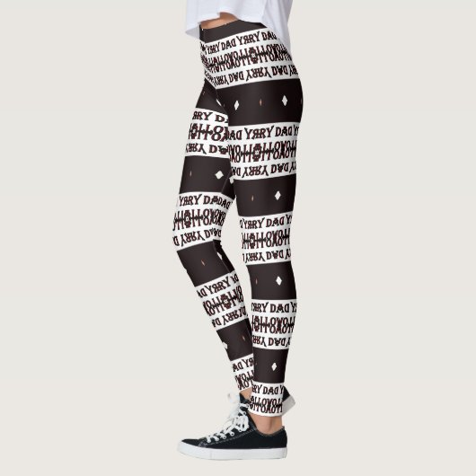 Benige Pracht: Uniek Gedessineerde Leggings in Ove (Links)