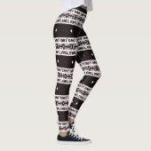 Benige Pracht: Uniek Gedessineerde Leggings in Ove (Rechts)