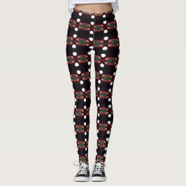 Benige Pracht: Uniek Gedessineerde Leggings in Ove