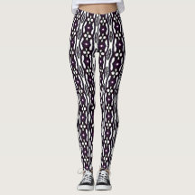 Benige Pracht: Uniek Gedessineerde Leggings in Ove