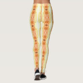 Benige Pracht: Uniek Gedessineerde Leggings in Ove (Achterkant)