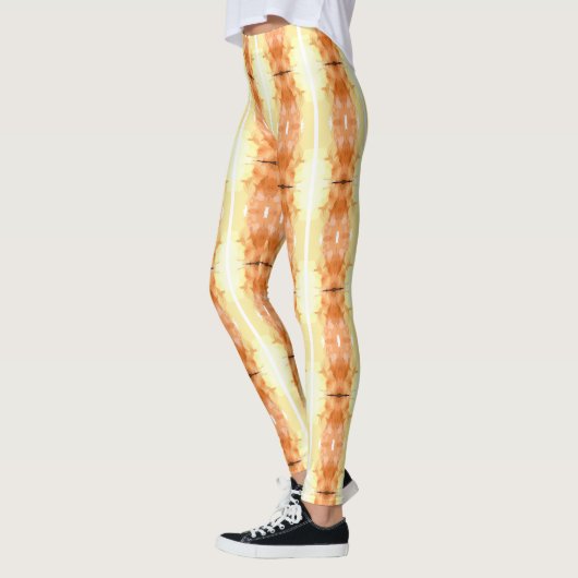 Benige Pracht: Uniek Gedessineerde Leggings in Ove (Links)