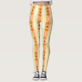 Benige Pracht: Uniek Gedessineerde Leggings in Ove (Voorkant)