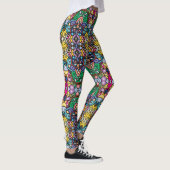 Benige Pracht: Uniek Gedessineerde Leggings in Ove (Rechts)