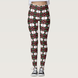 Benigelevenslust: Uniek Gedessineerde Leggings in 