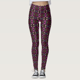 Benigelevenslust: Uniek Gedessineerde Leggings in 