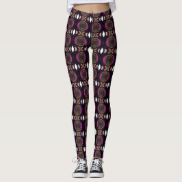 Benigelevenslust: Uniek Gedessineerde Leggings in 