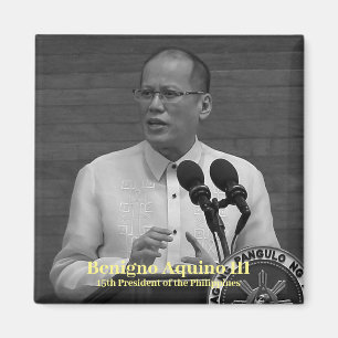 Benigno Aquino III, 15e President der Filipijnen Magneet