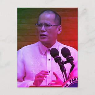Benigno Noynoy Aquino III, 15e President PH Briefkaart