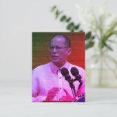 Benigno Noynoy Aquino III, 15e President PH Briefkaart (Staand voorkant)