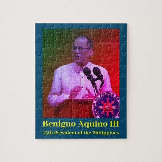 Benigno PNoy Aquino III 15e President Filipijnen Legpuzzel (Verticaal)