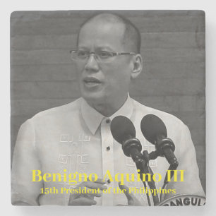 Benigno PNoy Aquino III 15e President Filipijnen Stenen Onderzetter