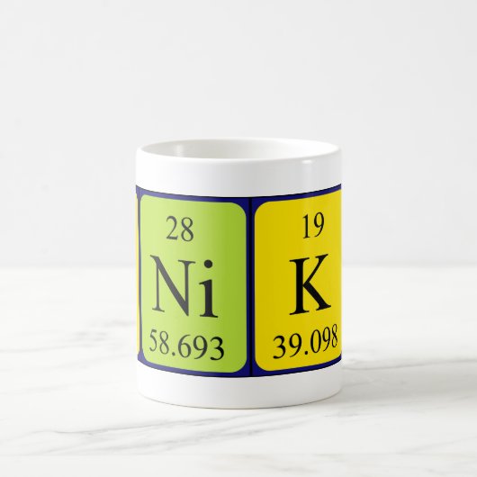 Beniko periodieke tabel naam mok (Center)