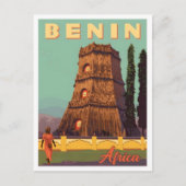 Benin Afrika Vintage Reizen  Briefkaart (Voorkant)