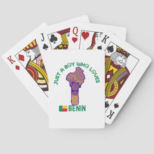 Benin-Afrikaans land Pokerkaarten (Achterkant)