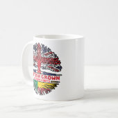 Benin Beninese British Tree Roots Flag Koffiemok (Voorkant links)