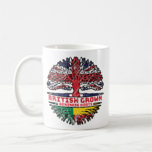 Benin Beninese British Tree Roots Flag Koffiemok