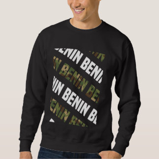 Benin Camo Patroon Groene Camouflage Trui