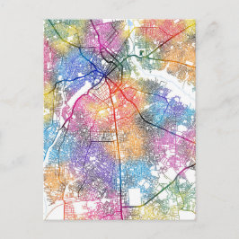 Benin City Nigeria Stadsplattegrond Briefkaart