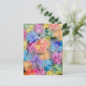 Benin City Nigeria Stadsplattegrond Briefkaart (Staand voorkant)