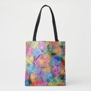 Benin City Nigeria Stadsplattegrond Tote Bag