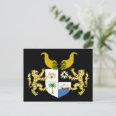 benin embleem briefkaart (Staand voorkant)