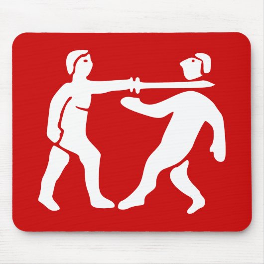 Benin Empire Flag / Emblem Muismat (Voorkant)