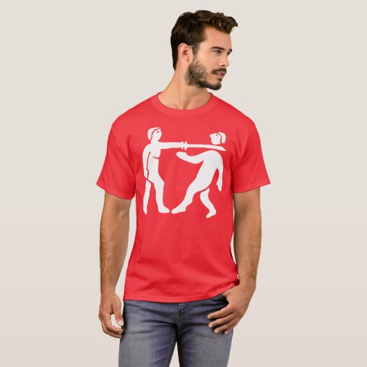 Benin Empire Flag / Emblem T-shirt (Voorkant volledig)
