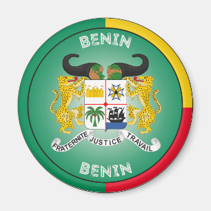 Benin Erfgoed Embleem Magneet