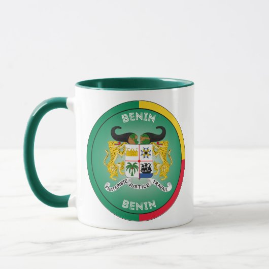 Benin Erfgoed Embleem Mok (Links)