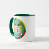 Benin Erfgoed Embleem Mok (Voorkant links)