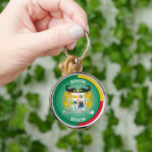 Benin Erfgoed Embleem Sleutelhanger (Hand)