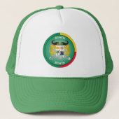 Benin Erfgoed Embleem Trucker Pet (Voorkant)