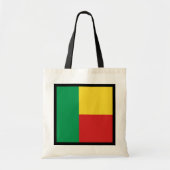 Benin Flag Bag Tote Bag (Voorkant)