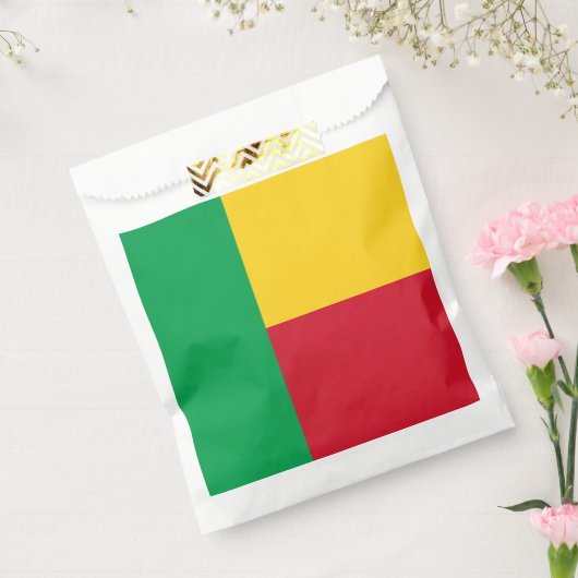 Benin Flag Bedankzakje (Gezegeld)