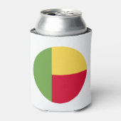 Benin Flag Blikjeskoeler (Blikje Voorkant)