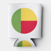 Benin Flag Blikjeskoeler (Voorkant)