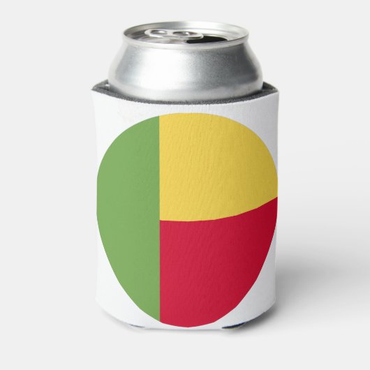 Benin Flag Blikjeskoeler (Blikje Achterkant)