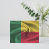 Benin Flag Briefkaart (Staand voorkant)