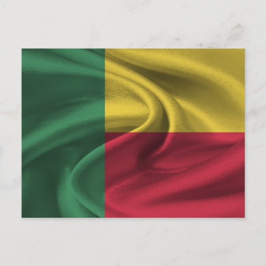 Benin Flag Briefkaart (Voorkant)
