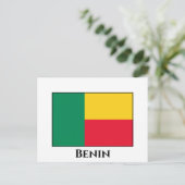 Benin Flag Briefkaart (Staand voorkant)