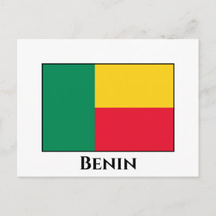 Benin Flag Briefkaart