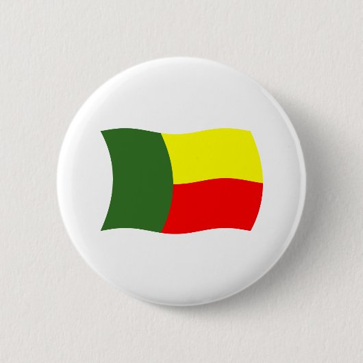 Benin Flag Button (Voorkant)
